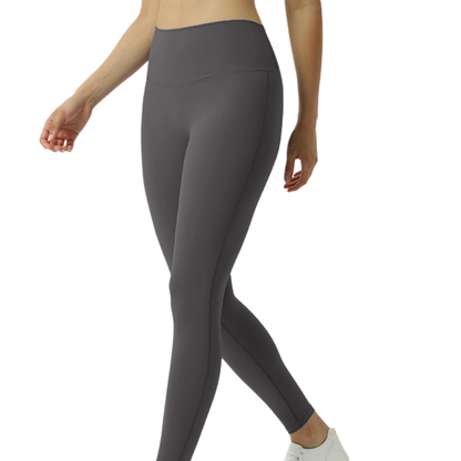 Essentiel High-Waist Leggings - Light Lotus Gray